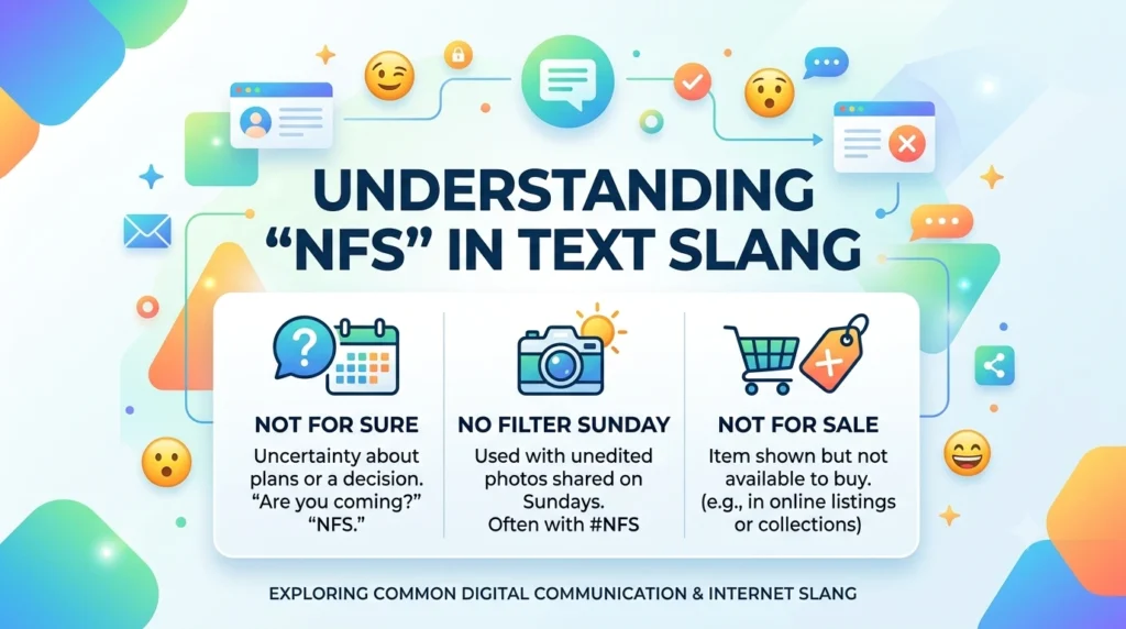 What Does NFS Mean in Text? The Ultimate Slang Guide to Decoding Modern Group Chats