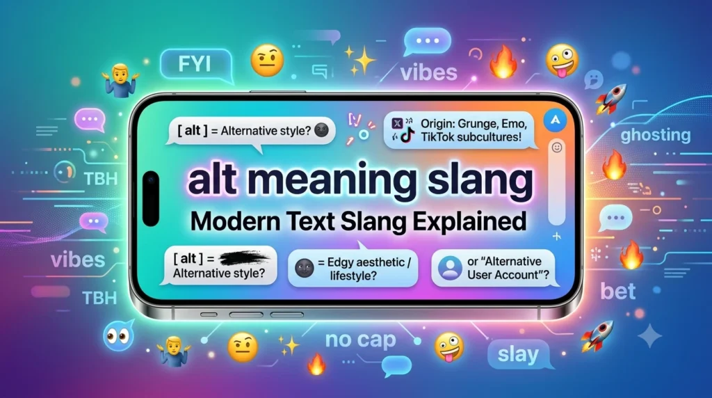 Beyond the Keyboard: Decoding the Real Alt Meaning in Modern Slang
