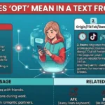 What Does OPT Mean in Text From a Girl? Slang Meaning & Origin (2026 Guide)