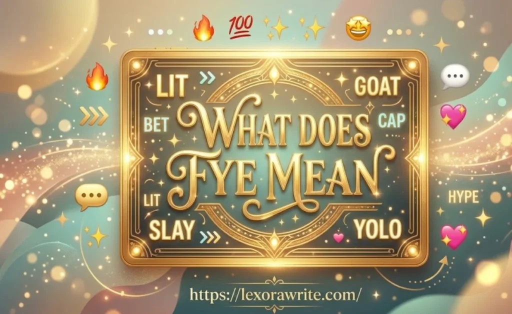 What Does “Fye” Mean? The Slang Meaning, Origin, and Ultimate 2026 Guide