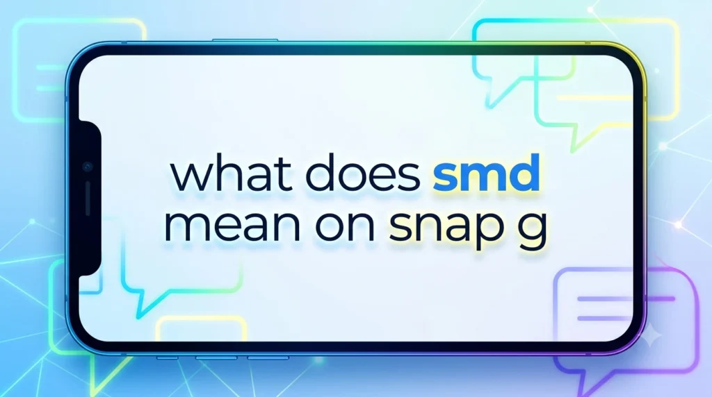 what does smd mean on snap g