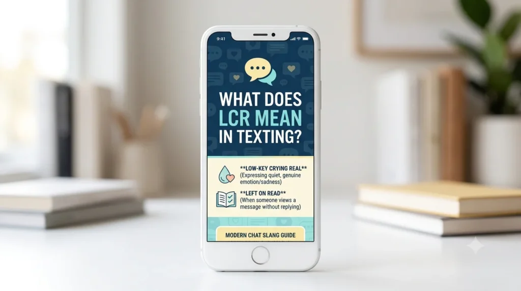 What Does LCR Mean in Texting? The Ultimate Guide to Modern Chat Slang