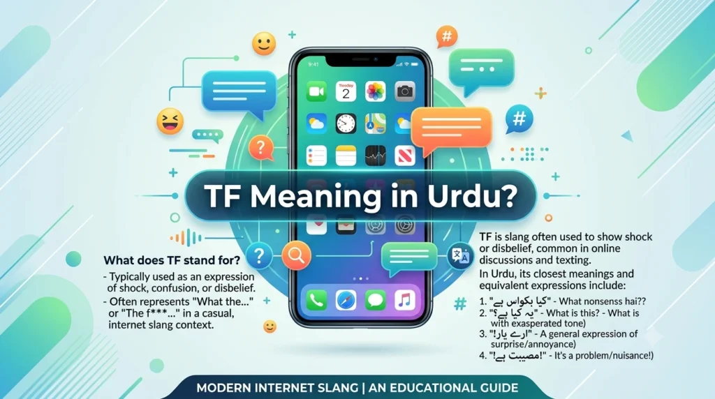 Decoding “TF” Meaning in Urdu: The Ultimate Guide to Modern Internet Slang