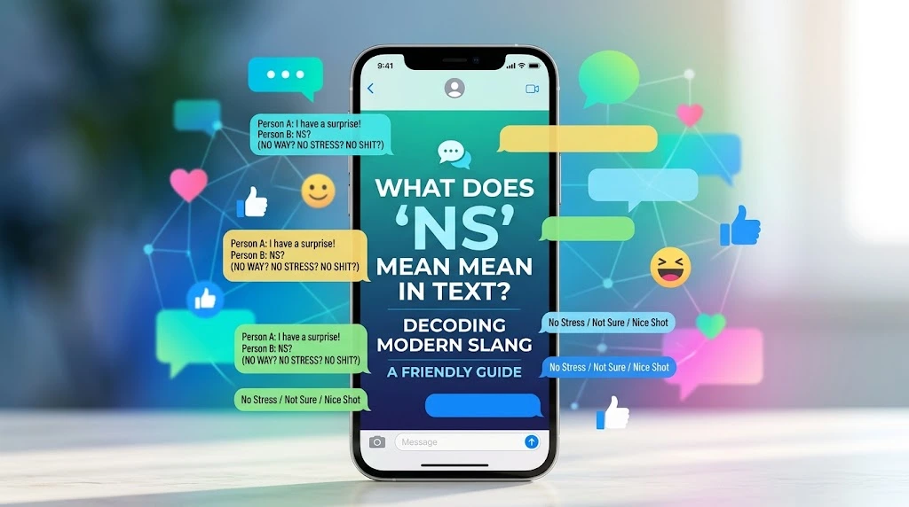 whats ns mean in text