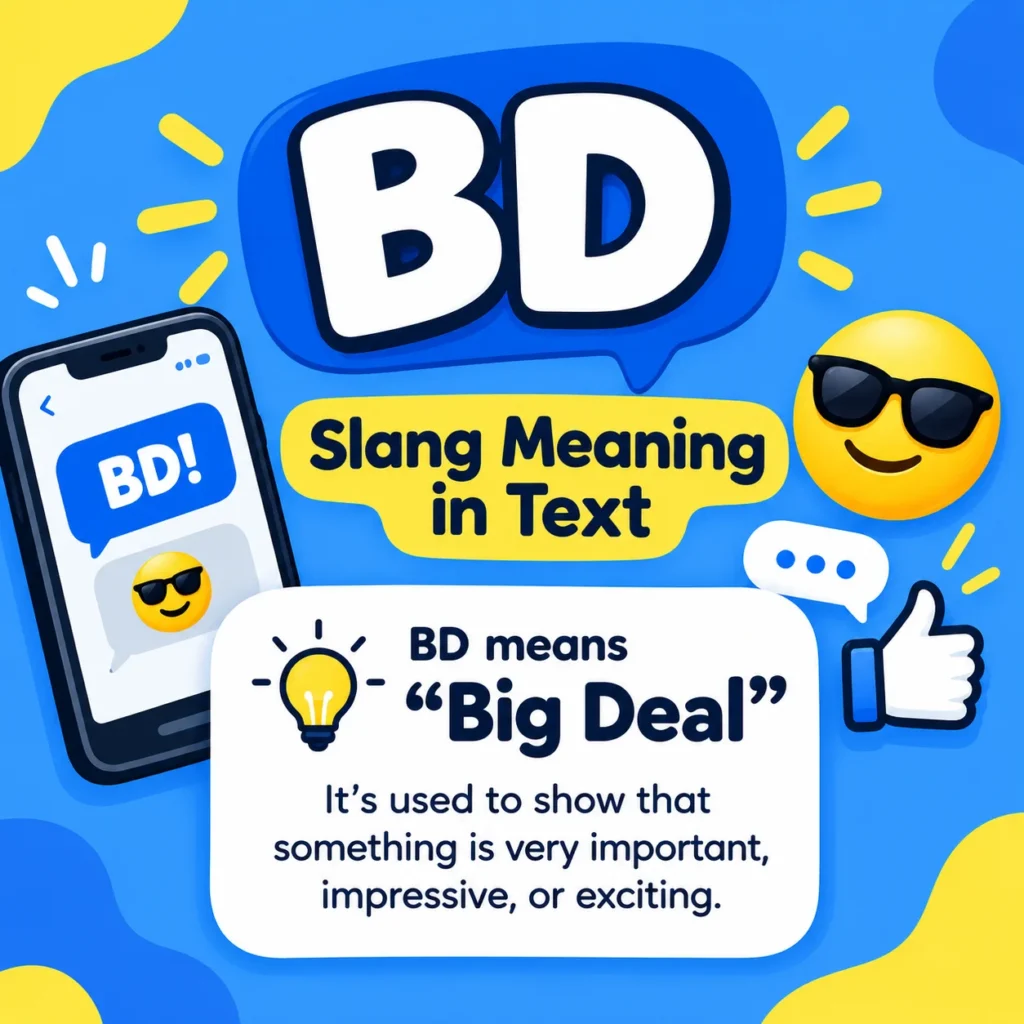 bd slang meaning