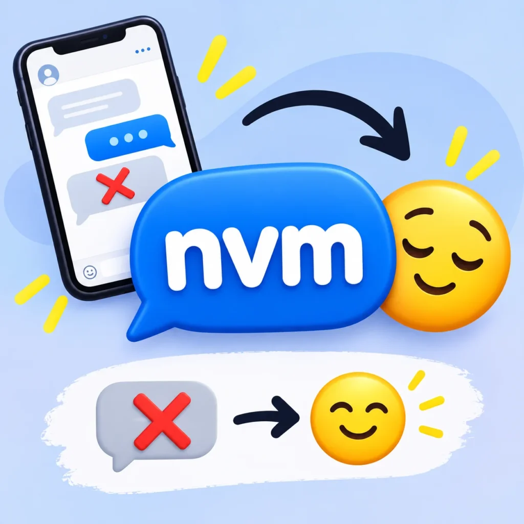 meaning of nvm in text