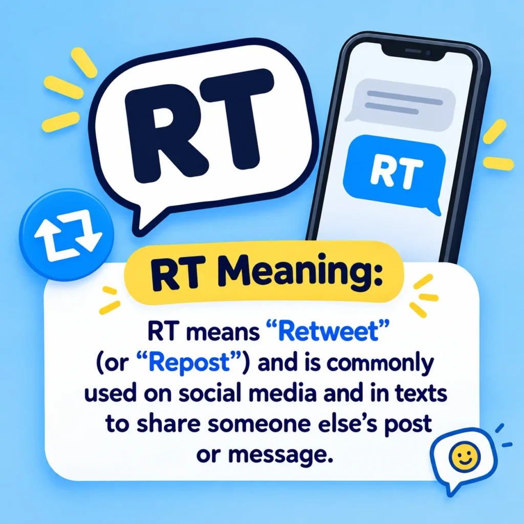 rt meaning text