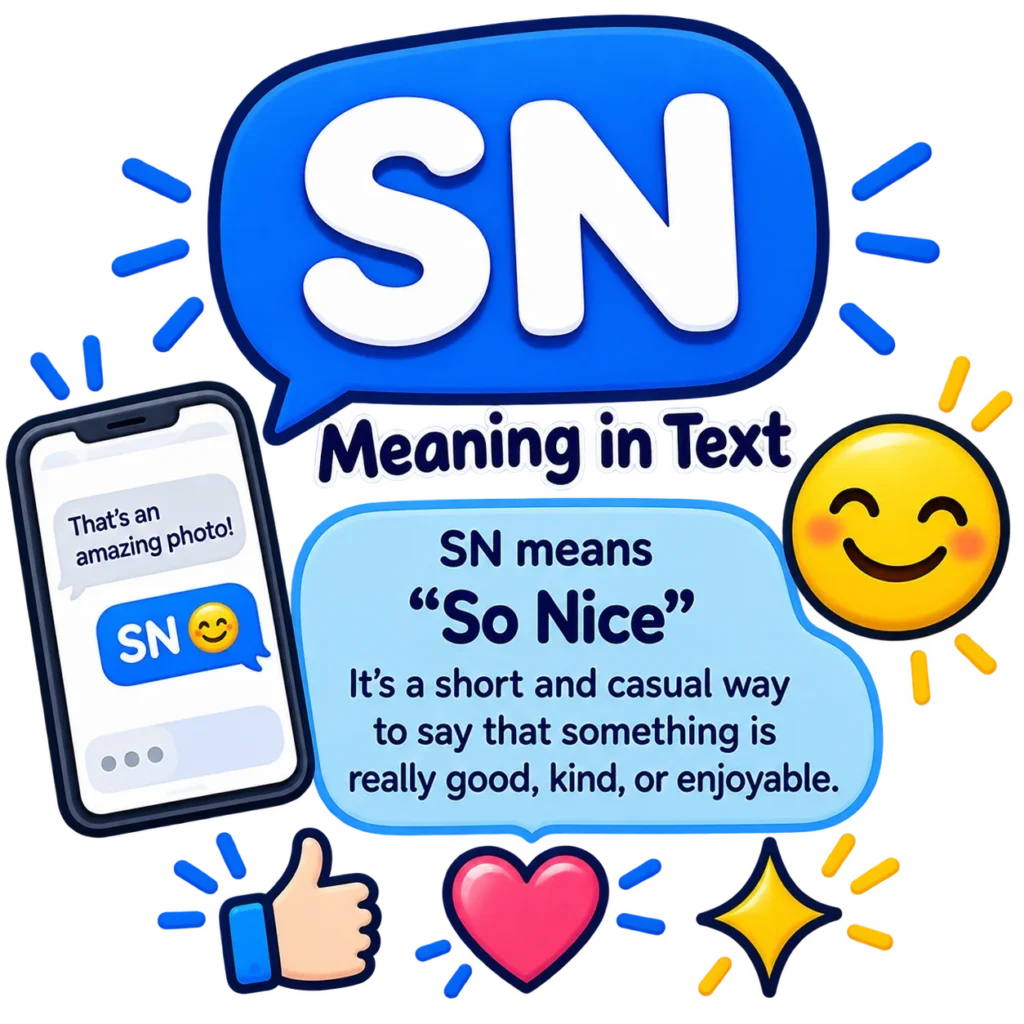 sn meaning in text
