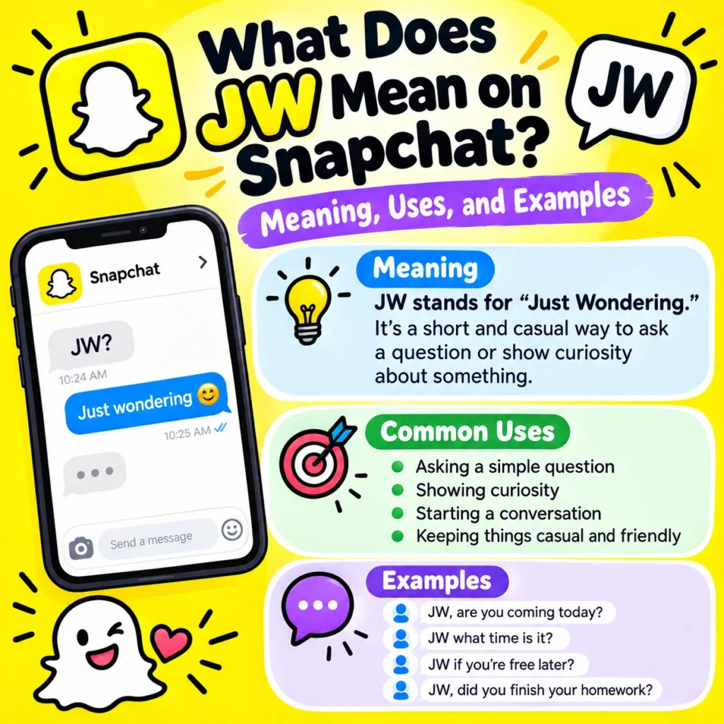 what does jw mean snapchat